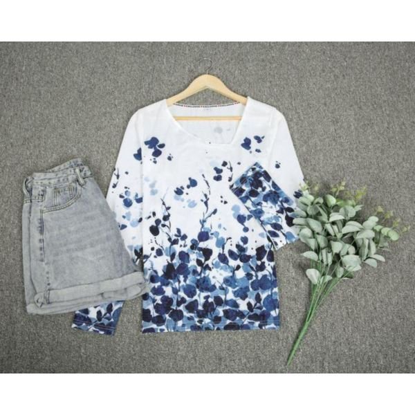 So Nice Floral Print Top